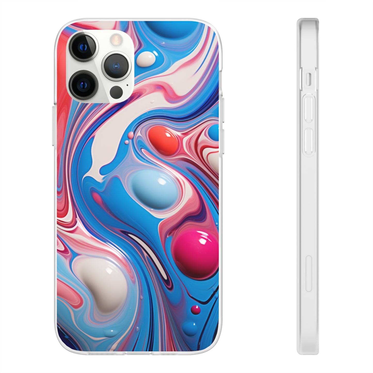 Colorful Marble Flex Case