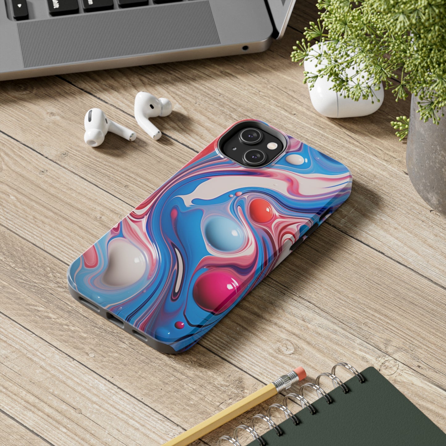 Colorful Marble Tough Case