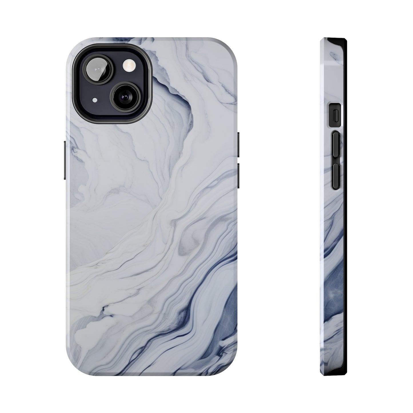 White Marble Tough Case