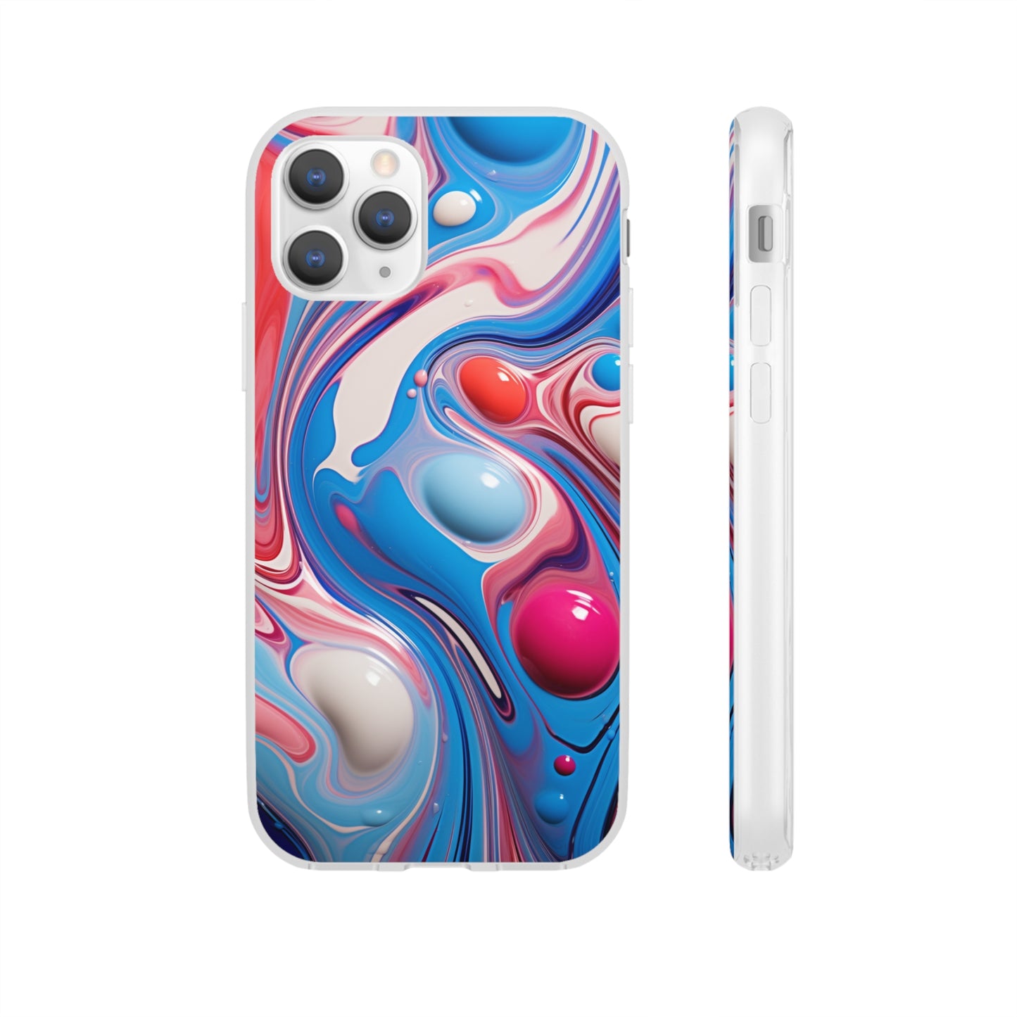 Colorful Marble Flex Case