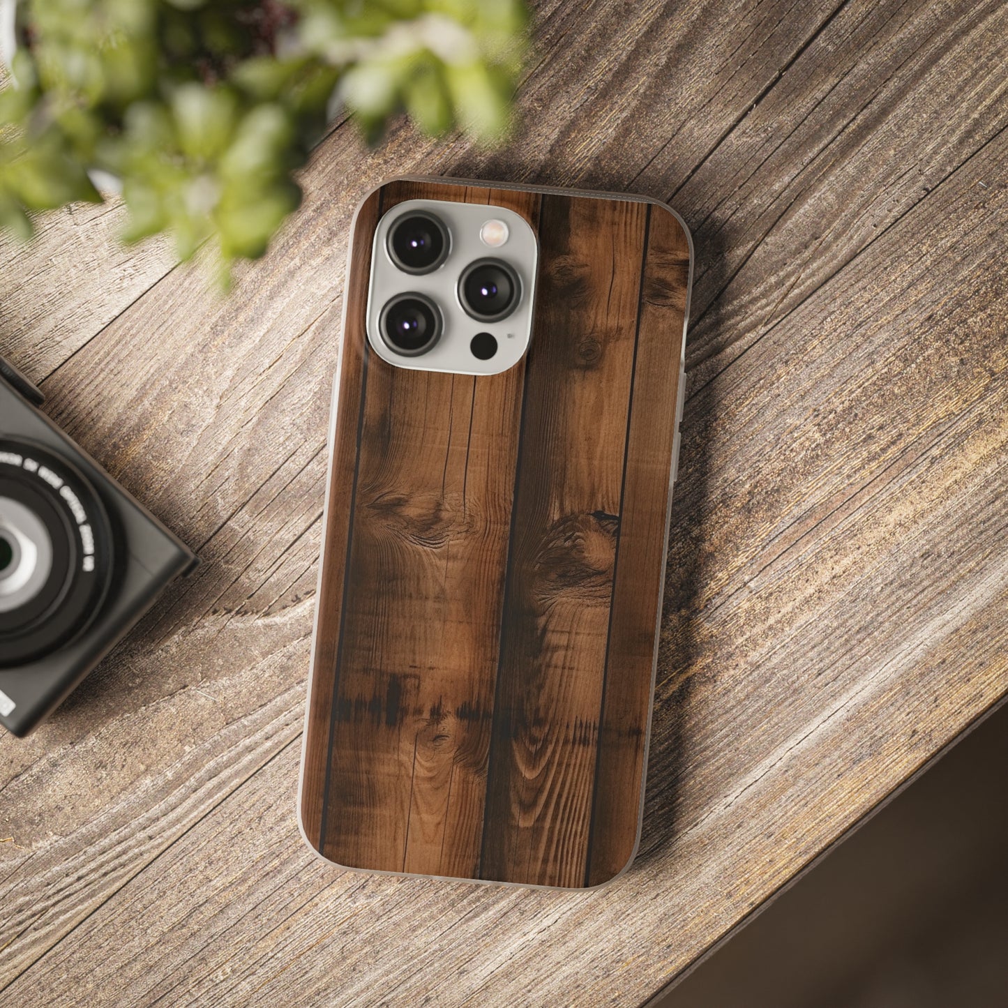 Rustic Wood Flex Case