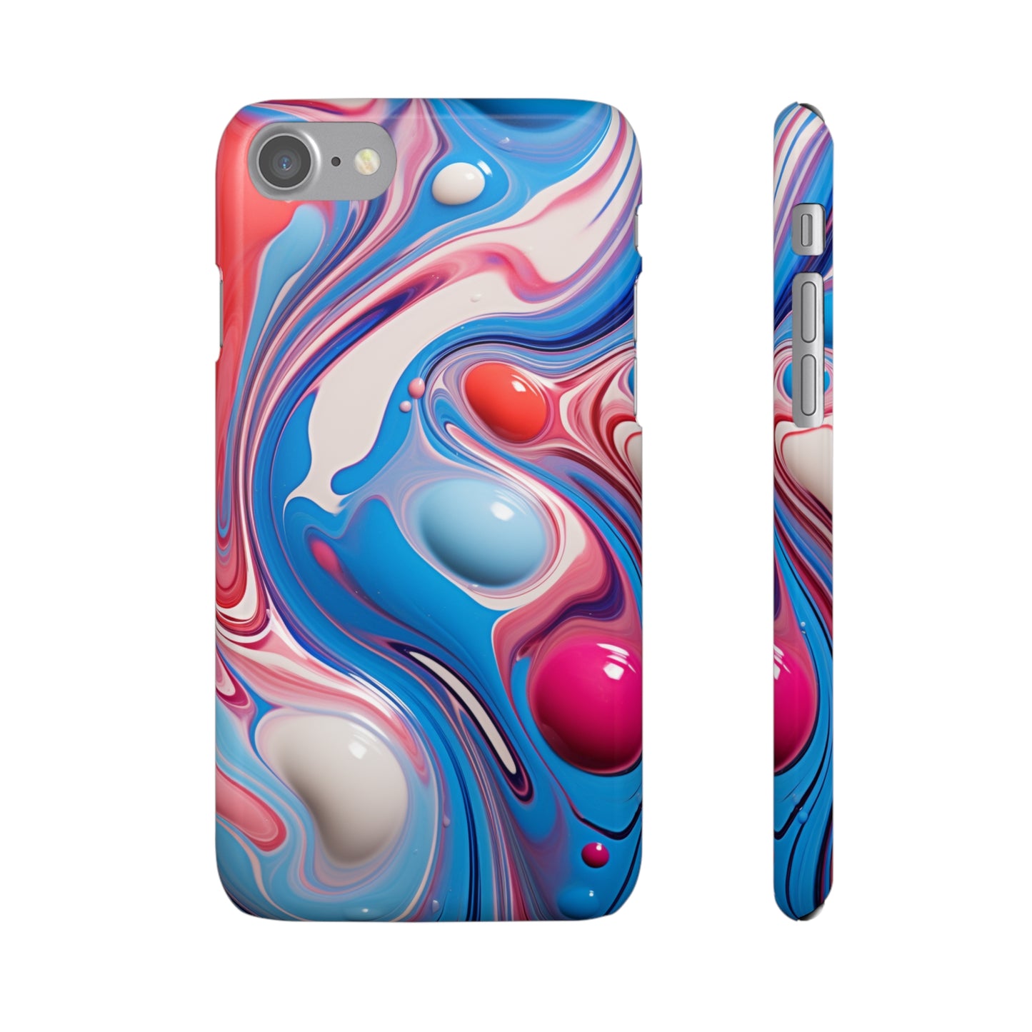 Colorful Marble Snap Case