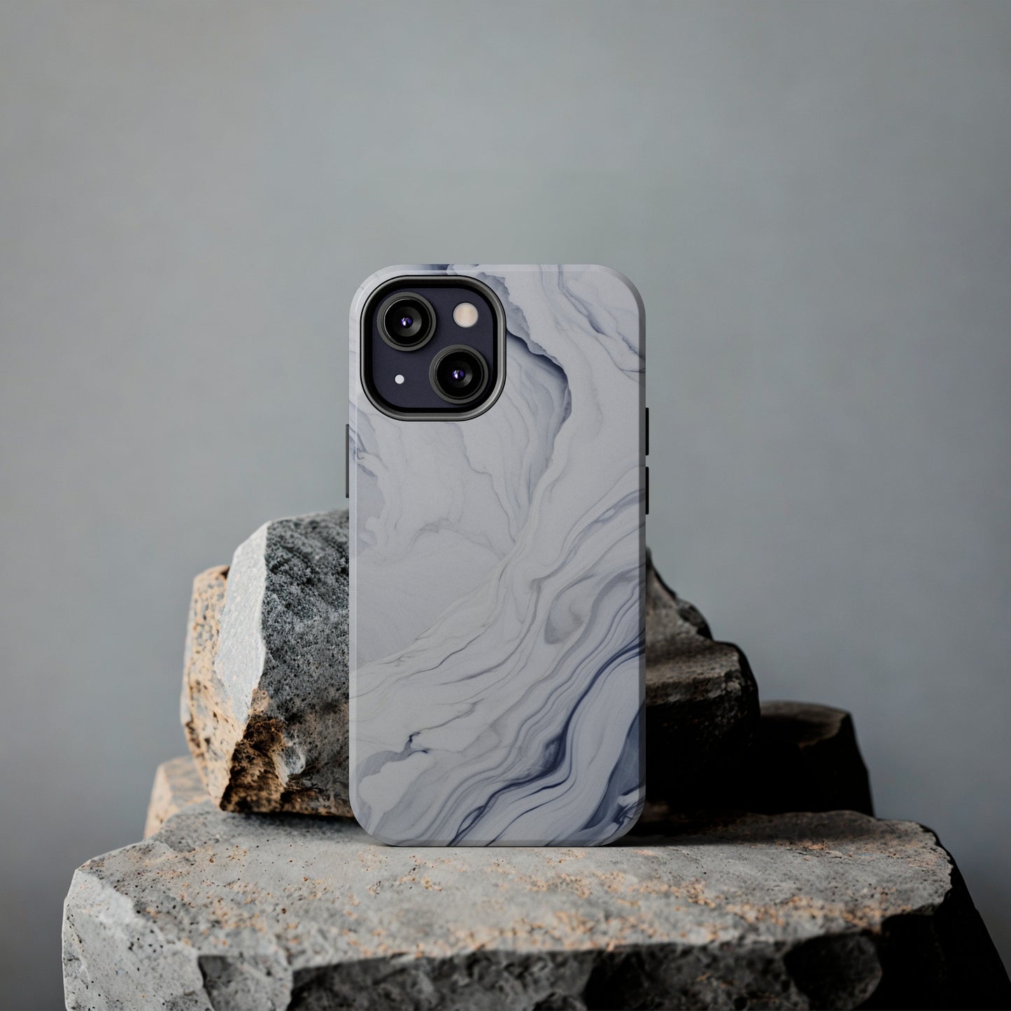 White Marble Tough Case