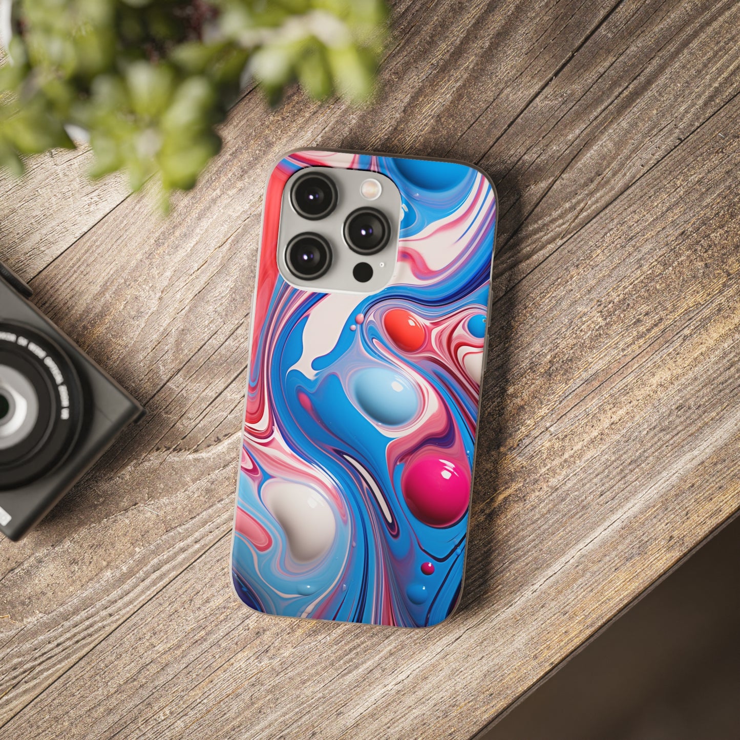 Colorful Marble Flex Case