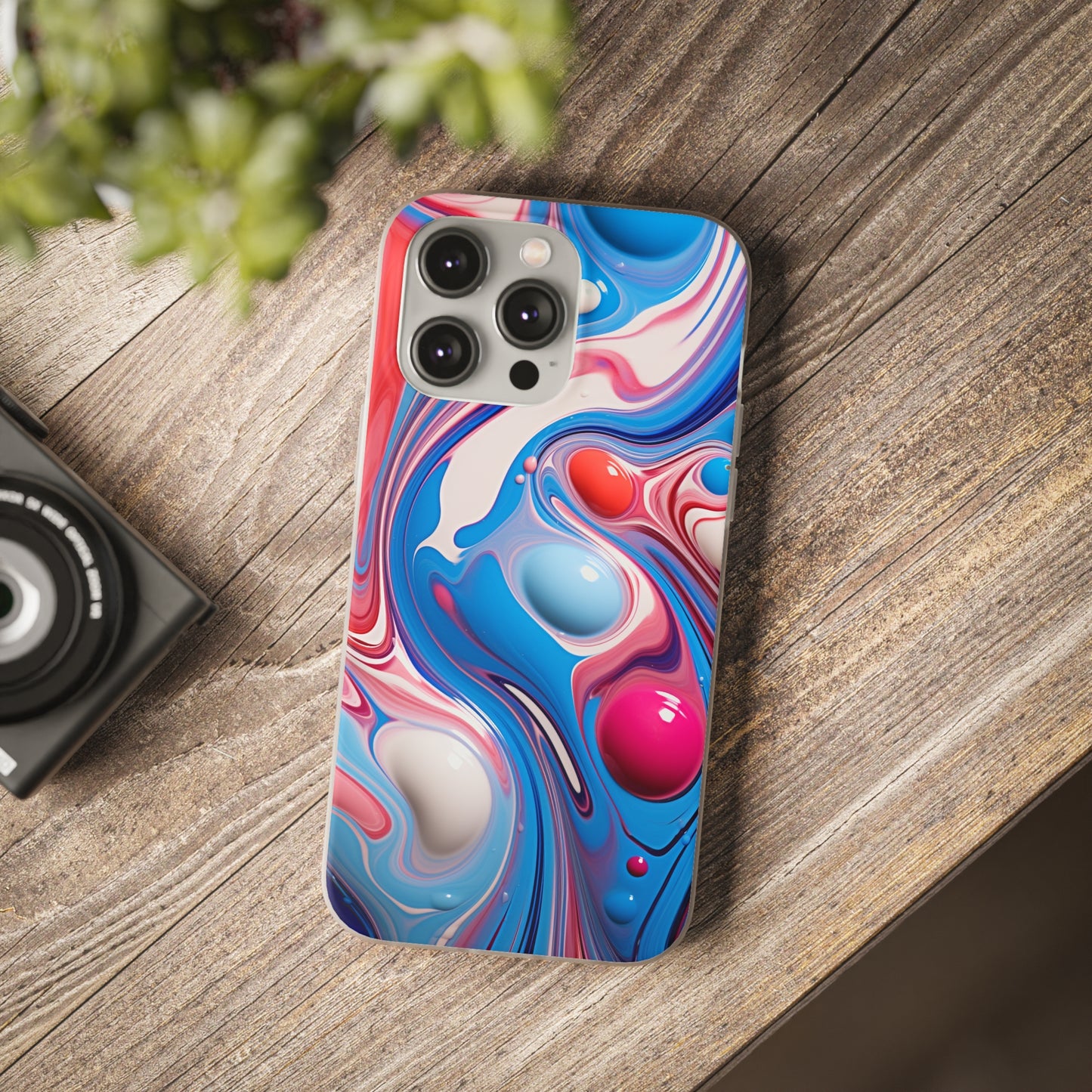 Colorful Marble Flex Case