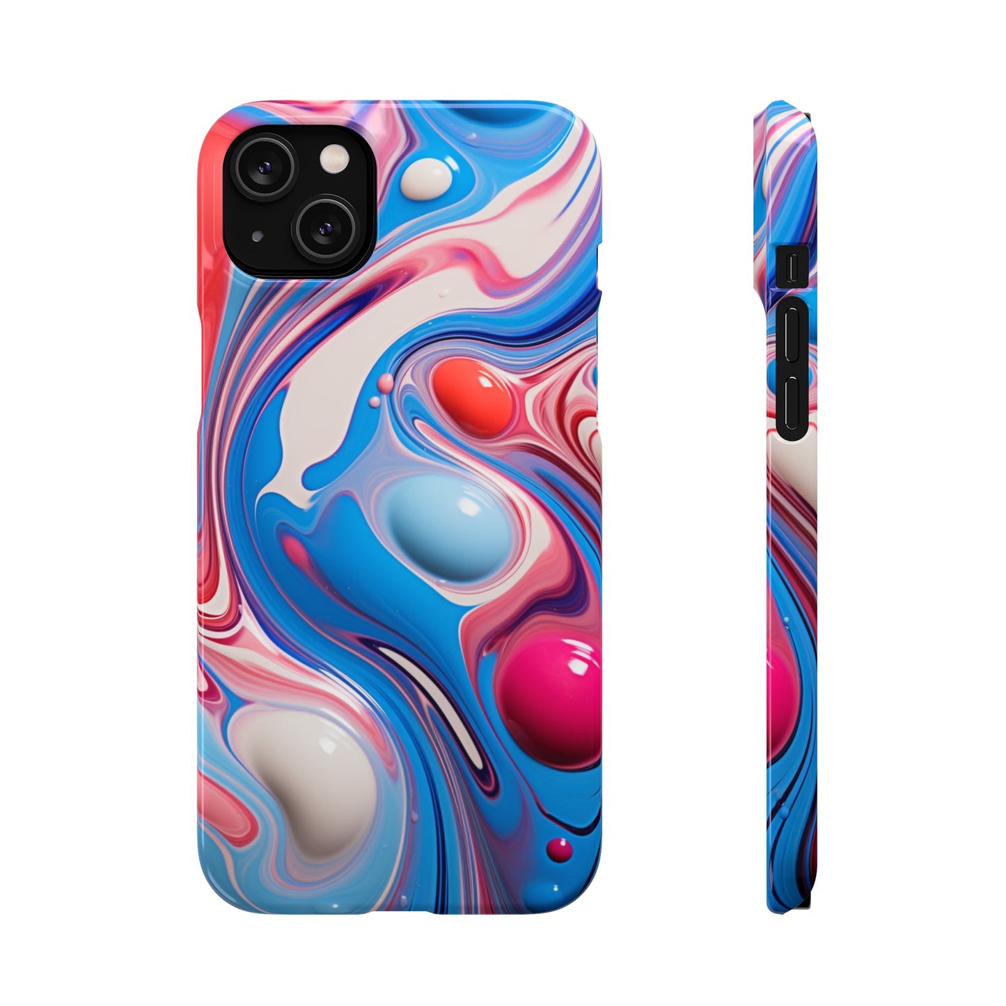 Colorful Marble Snap Case