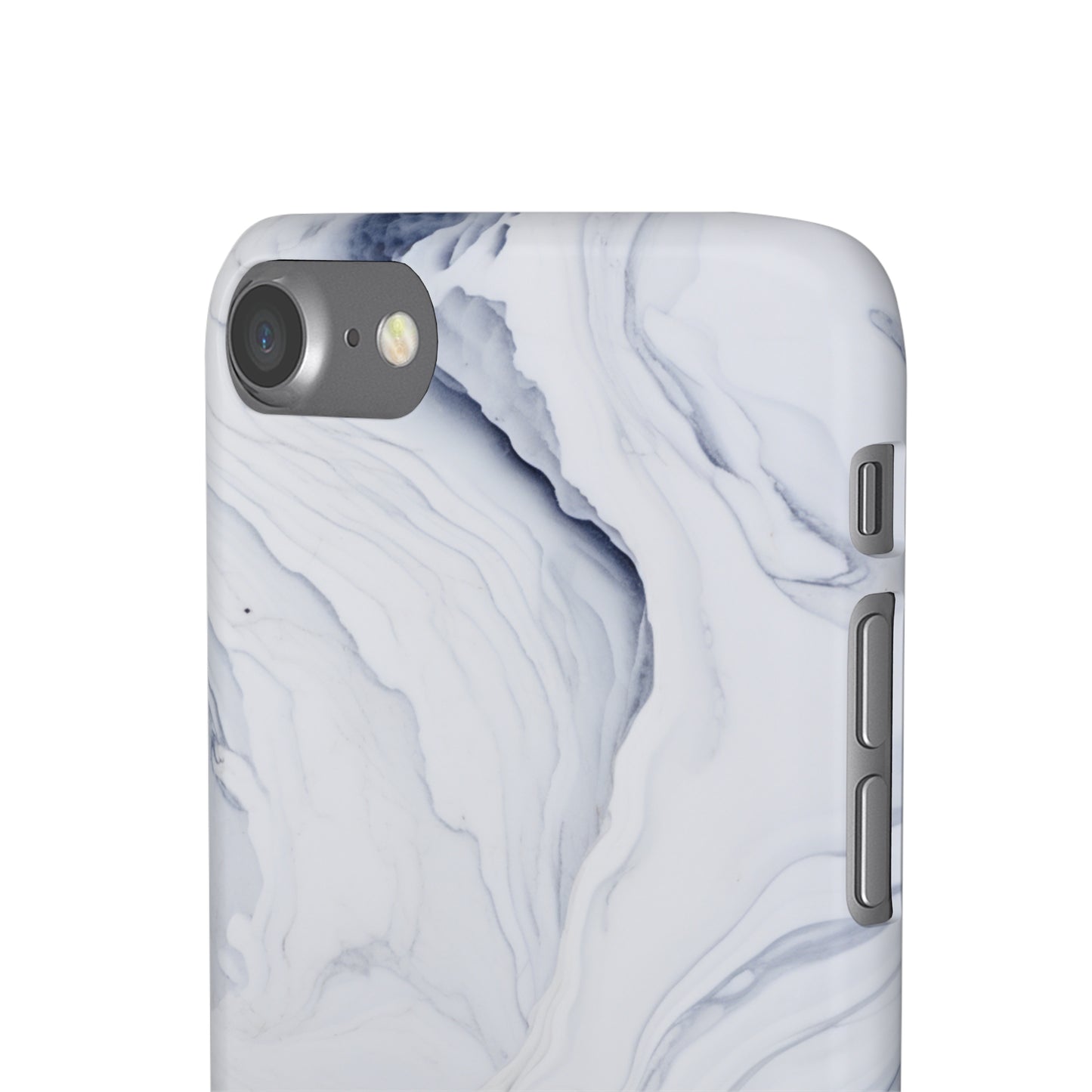 White Marble Snap Case