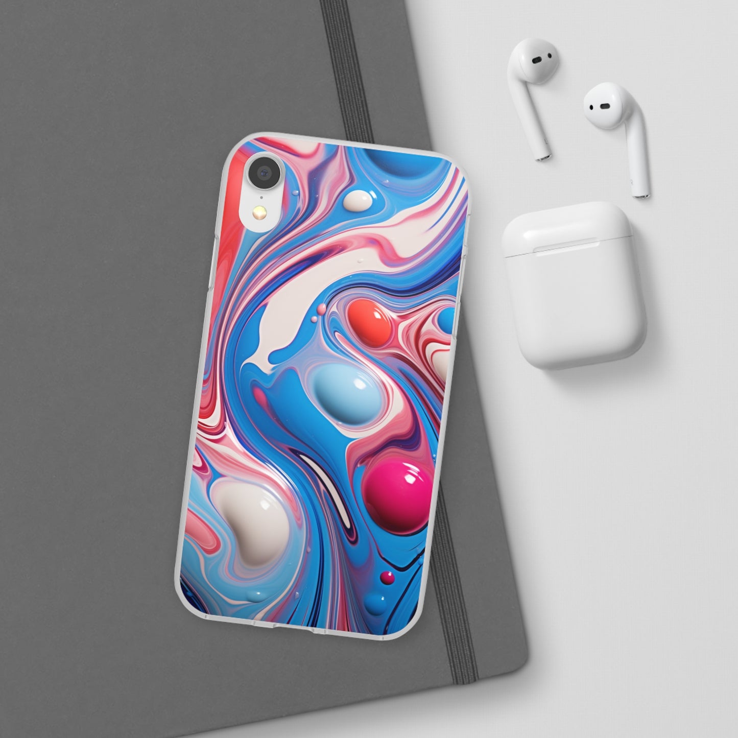 Colorful Marble Flex Case