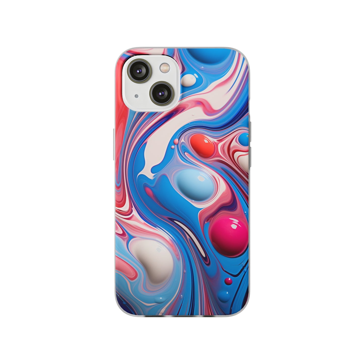 Colorful Marble Flex Case