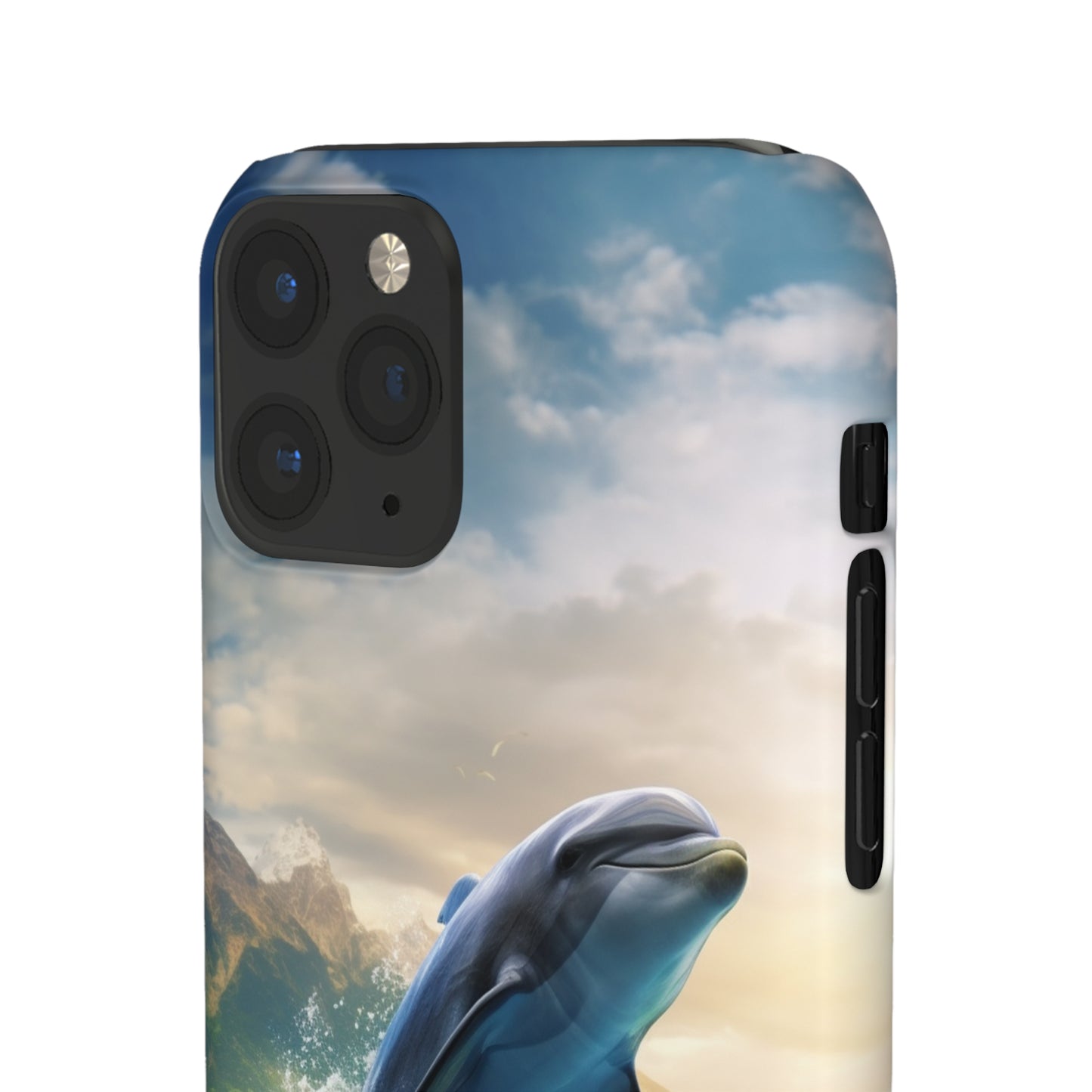 Jumping Dolphin Snap Case