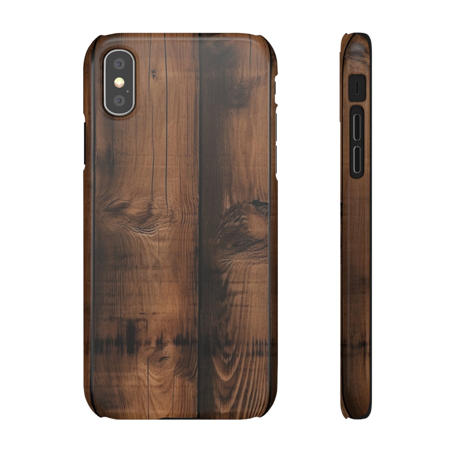 Rustic Wood Snap Case