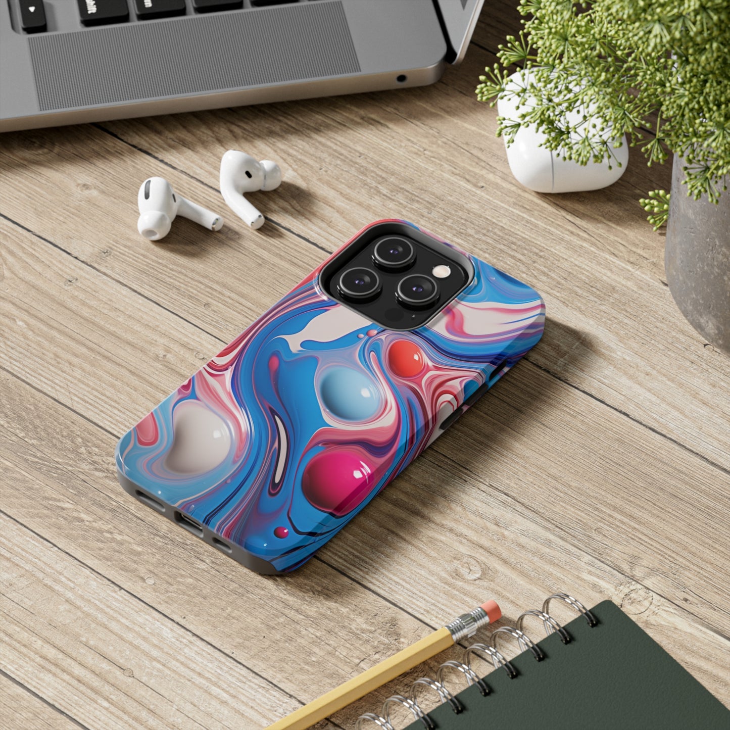 Colorful Marble Tough Case