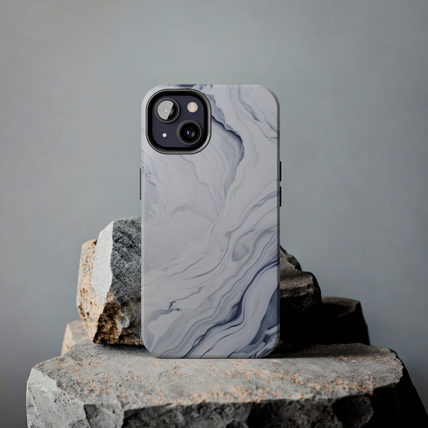 White Marble Tough Case