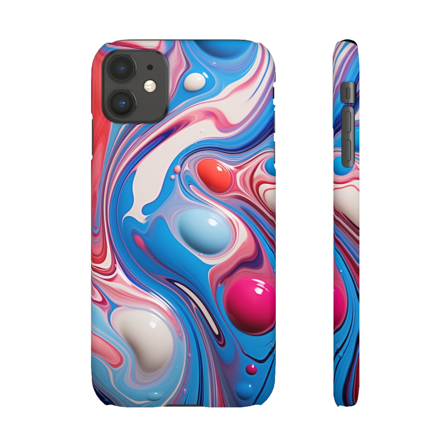 Colorful Marble Snap Case