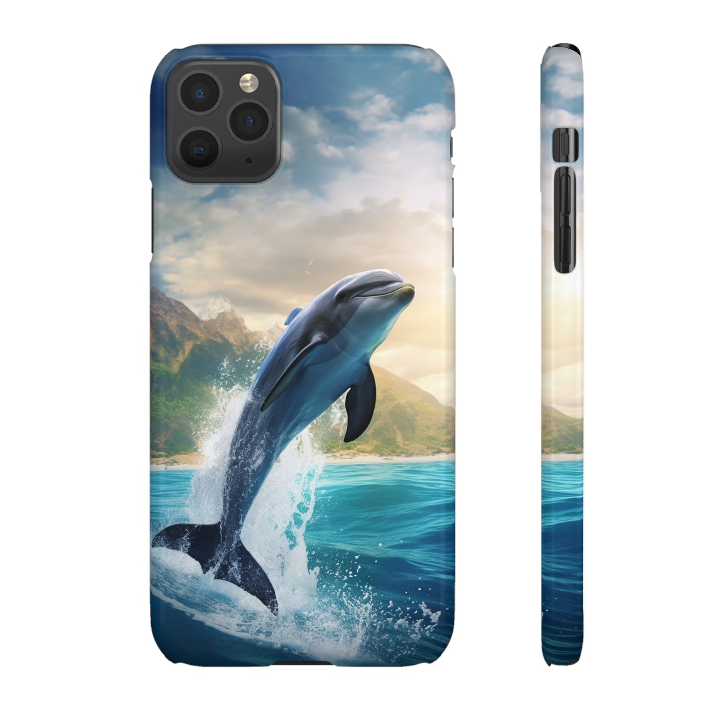 Jumping Dolphin Snap Case