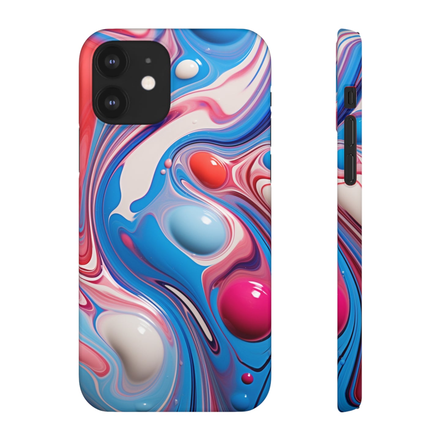 Colorful Marble Snap Case