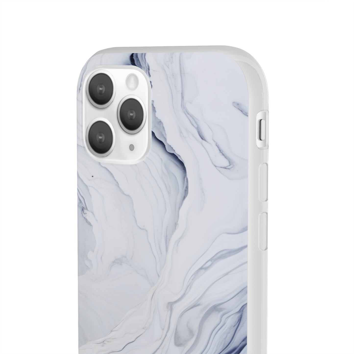 White Marble Flex Case