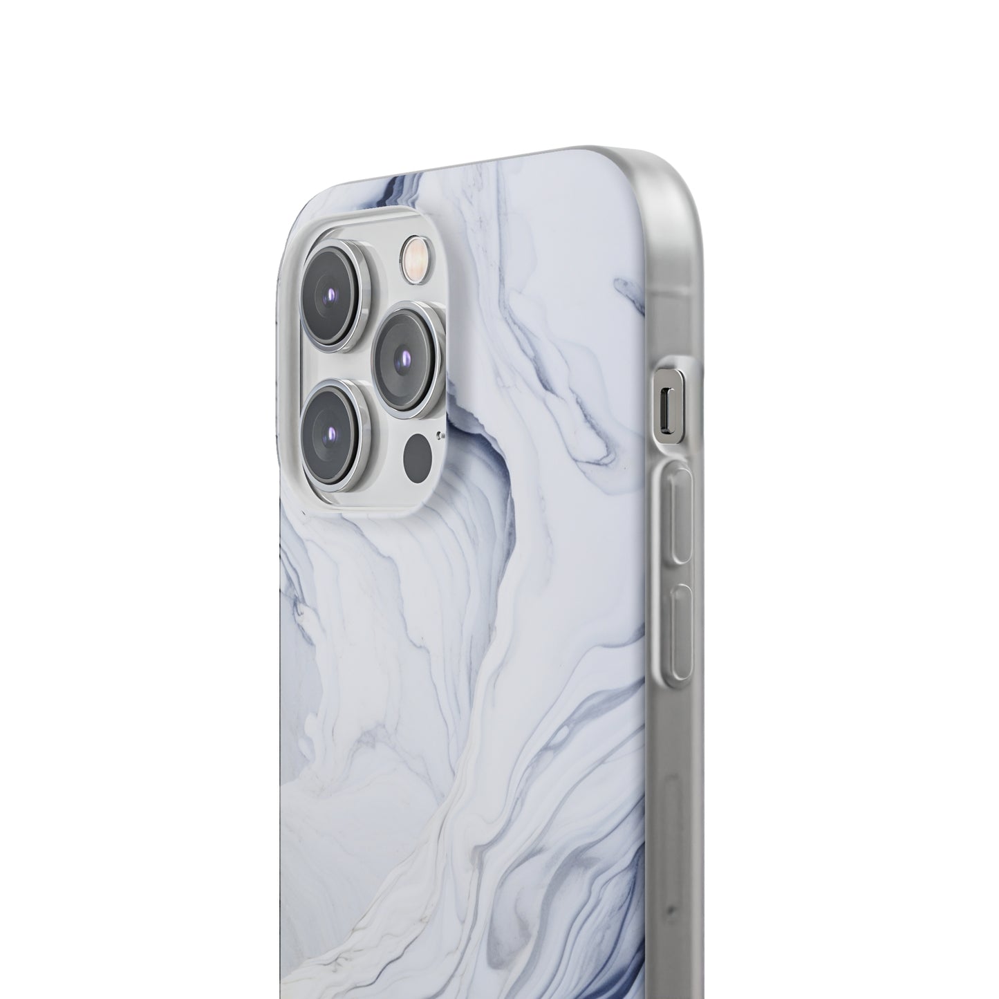 White Marble Flex Case