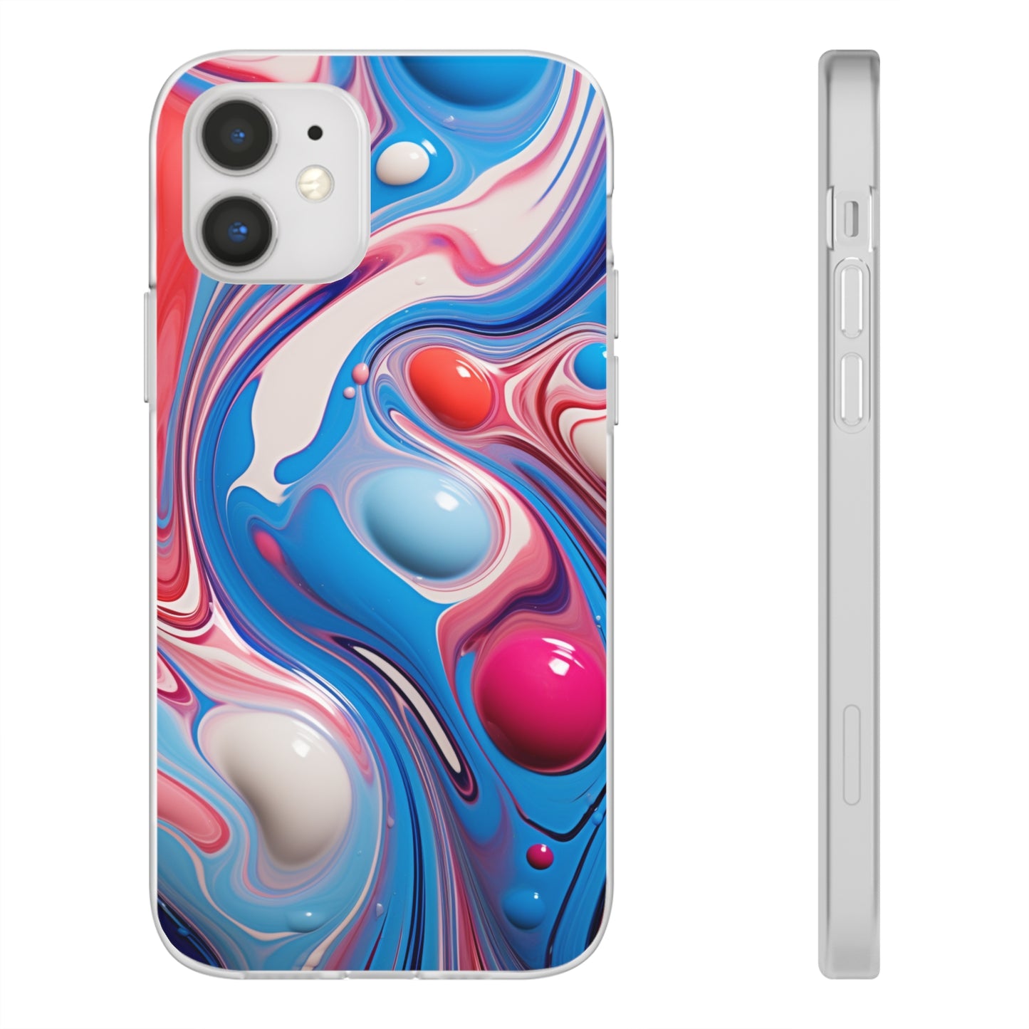 Colorful Marble Flex Case