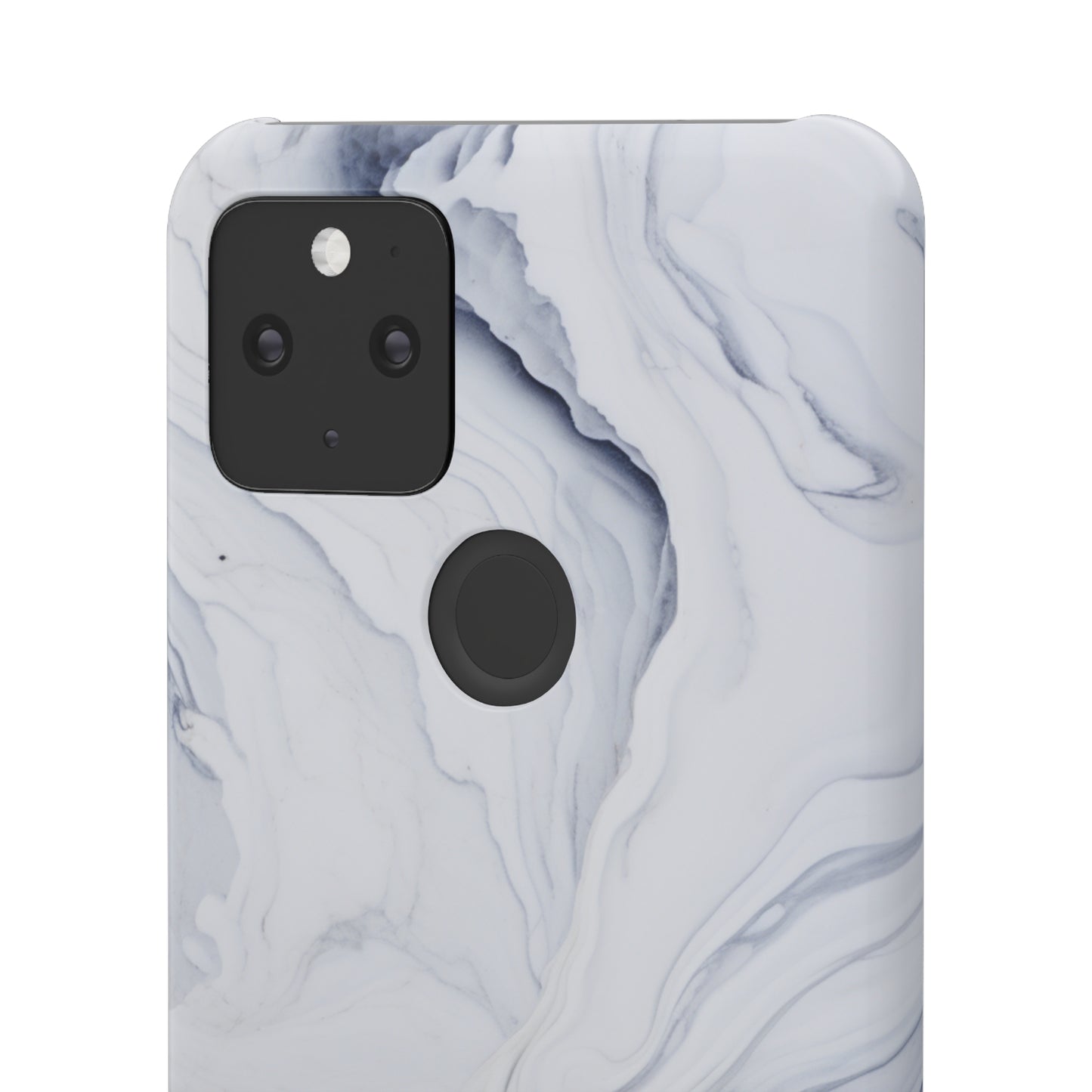 White Marble Snap Case