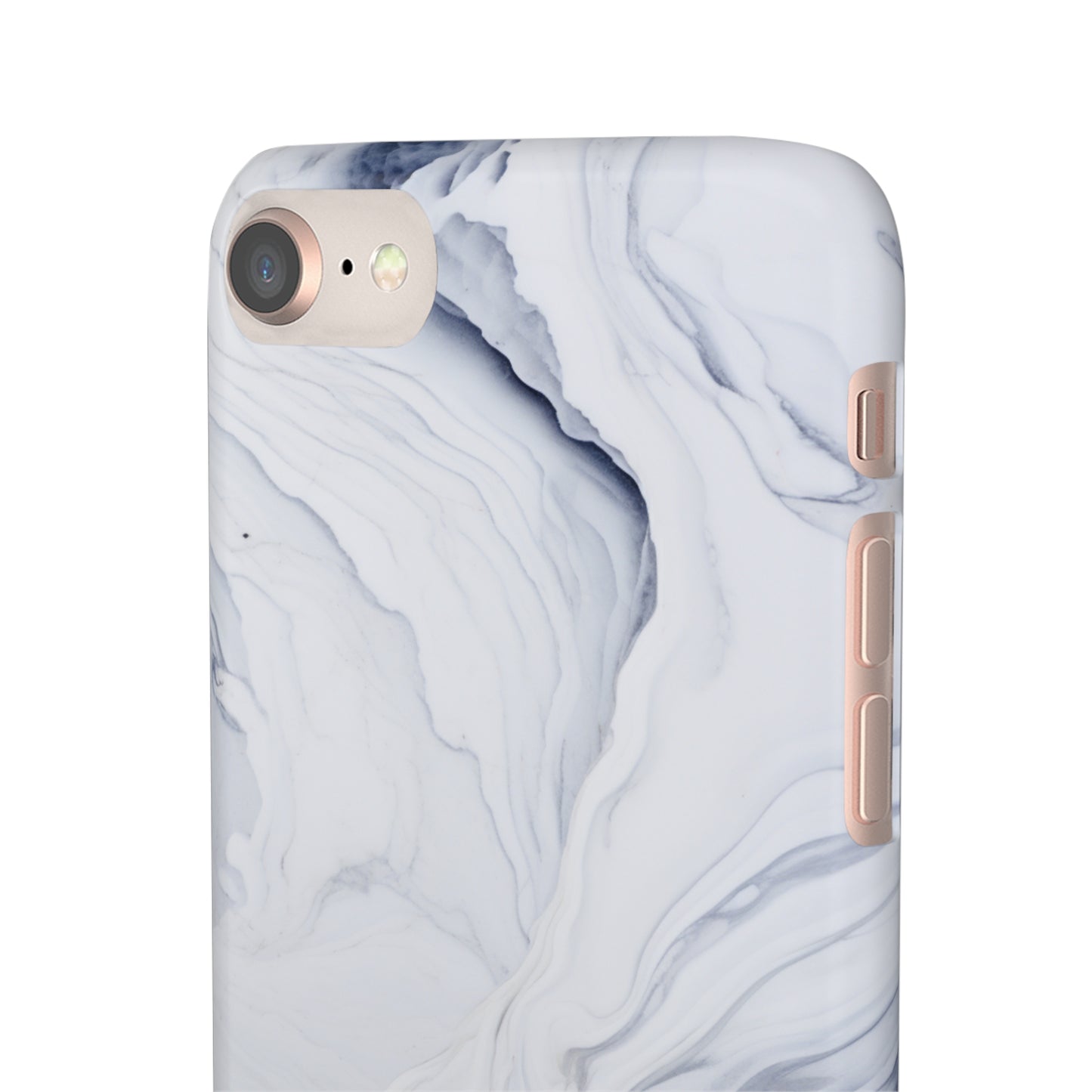 White Marble Snap Case