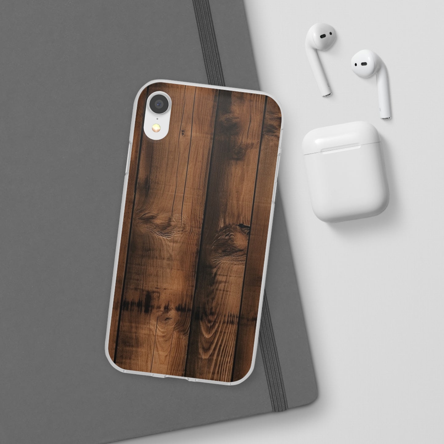 Rustic Wood Flex Case