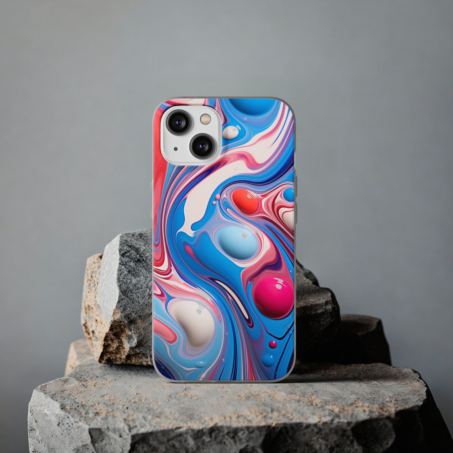 Colorful Marble Flex Case