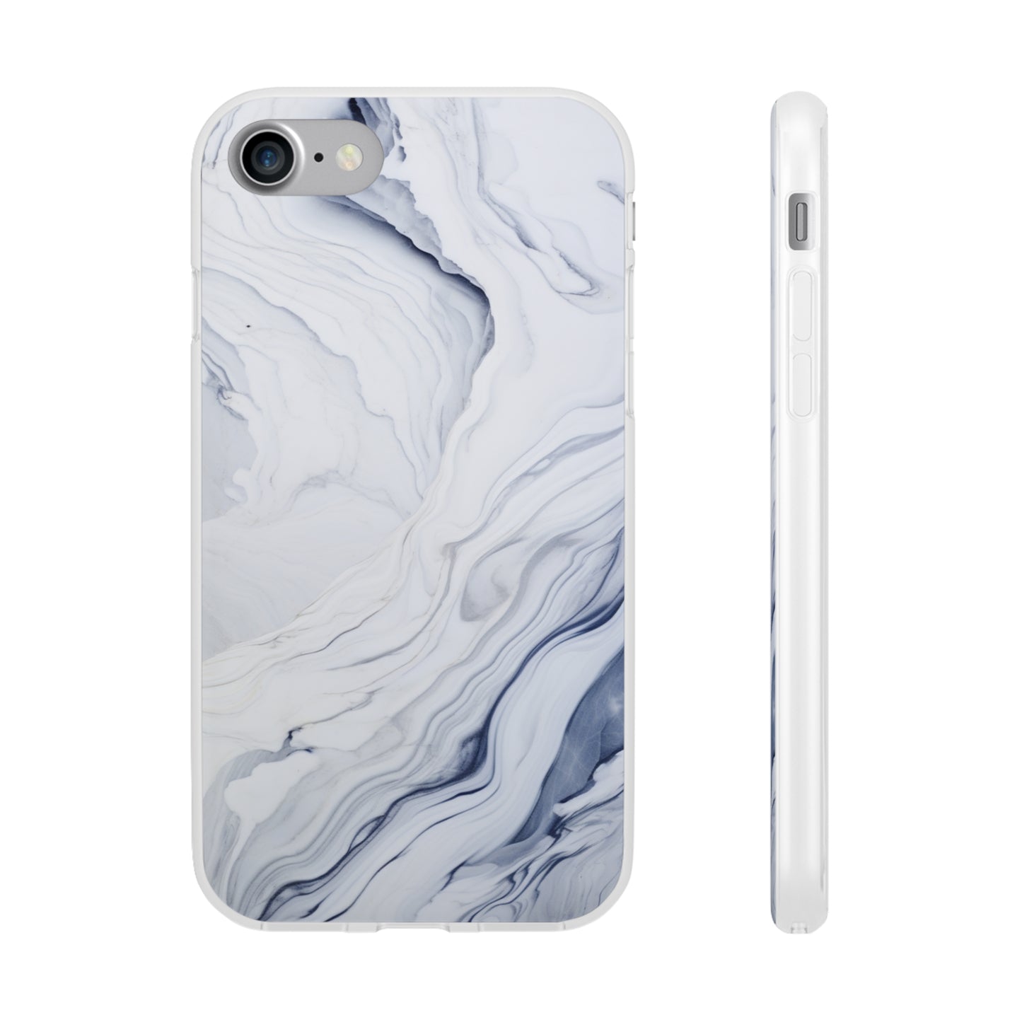 White Marble Flex Case