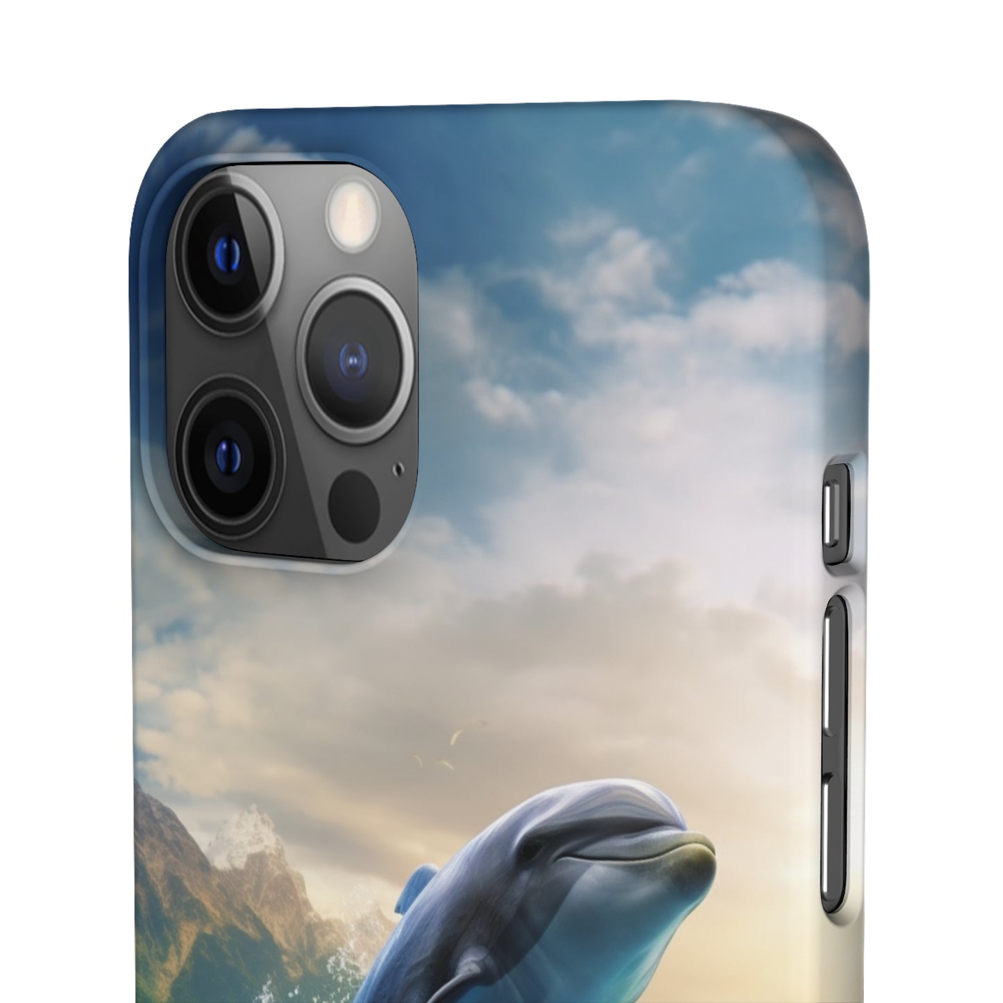 Jumping Dolphin Snap Case