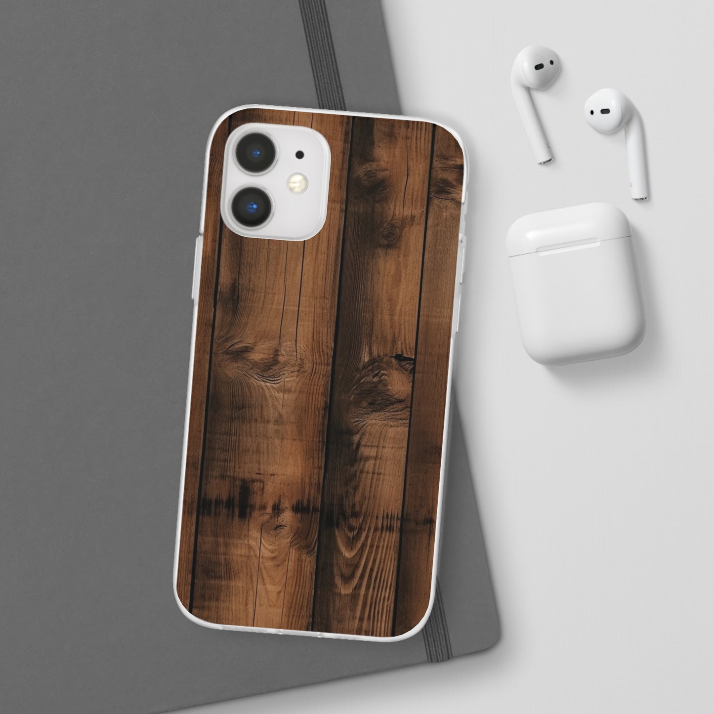 Rustic Wood Flex Case