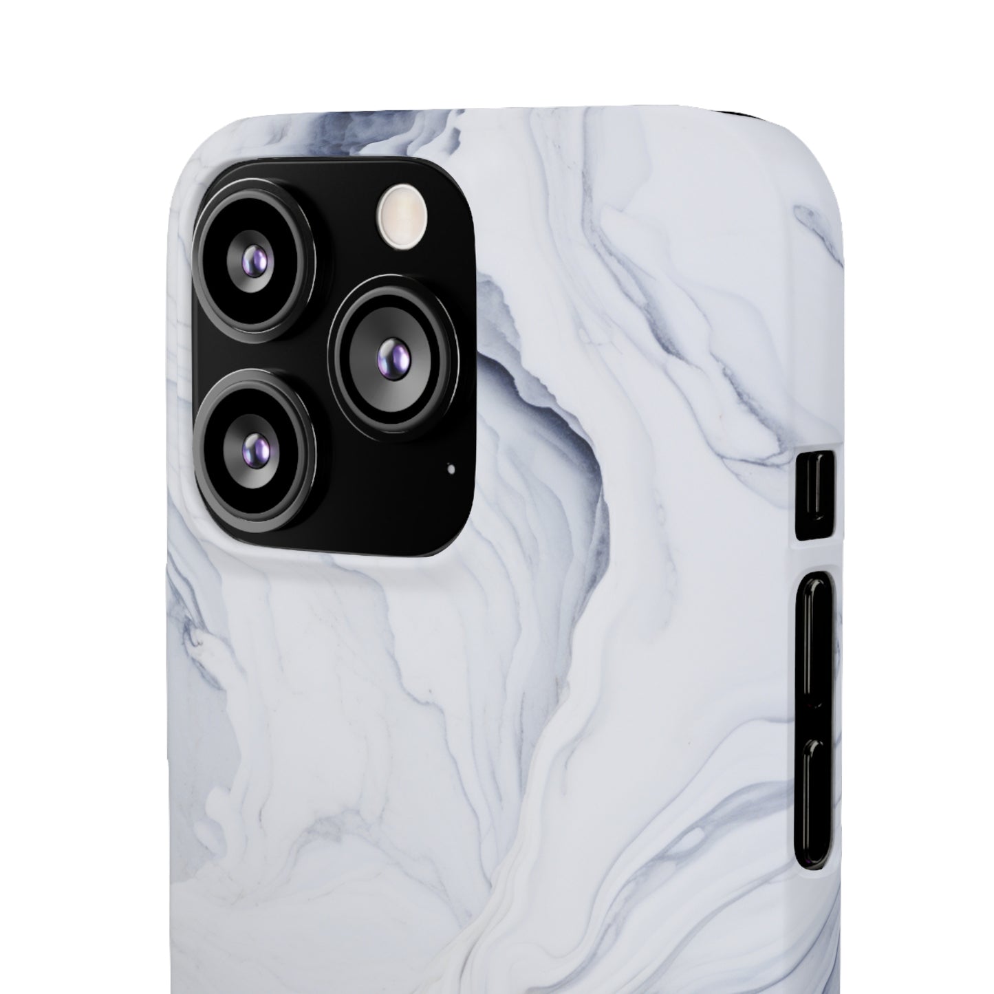 White Marble Snap Case