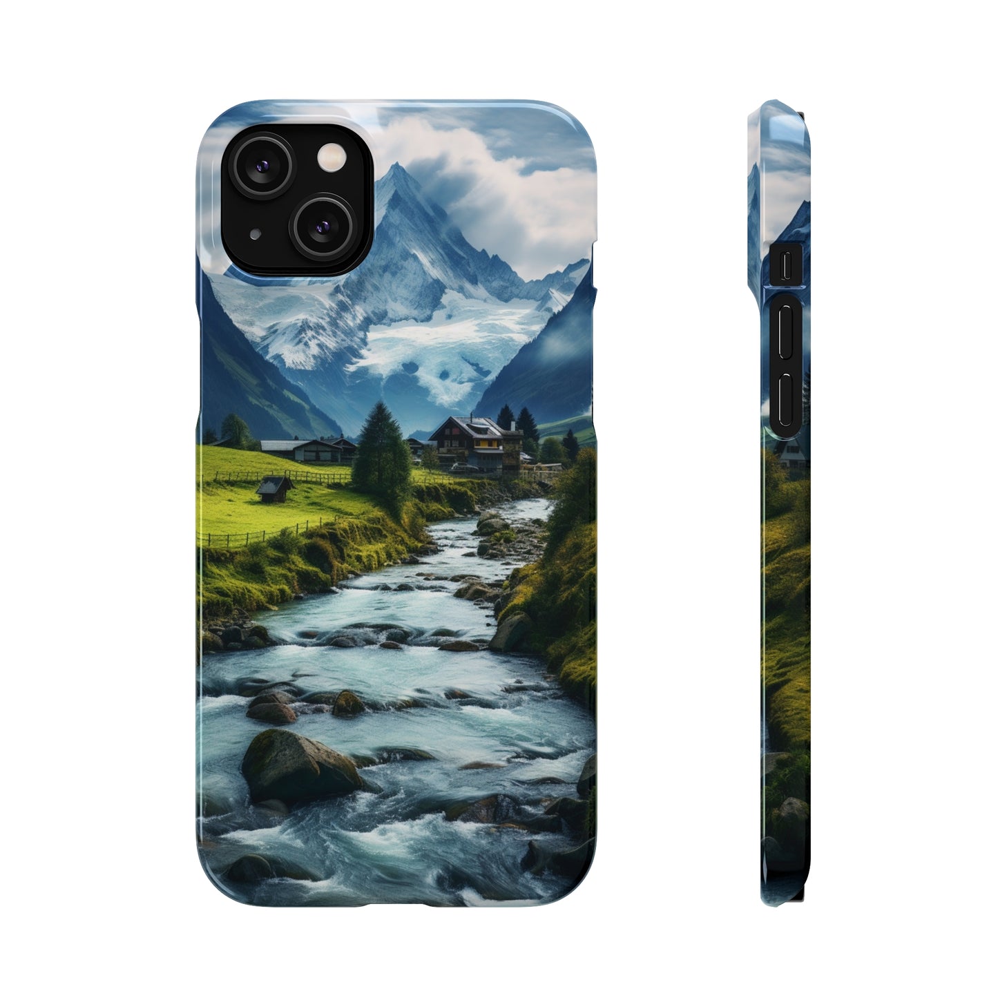 Swiss Alps Snap Case