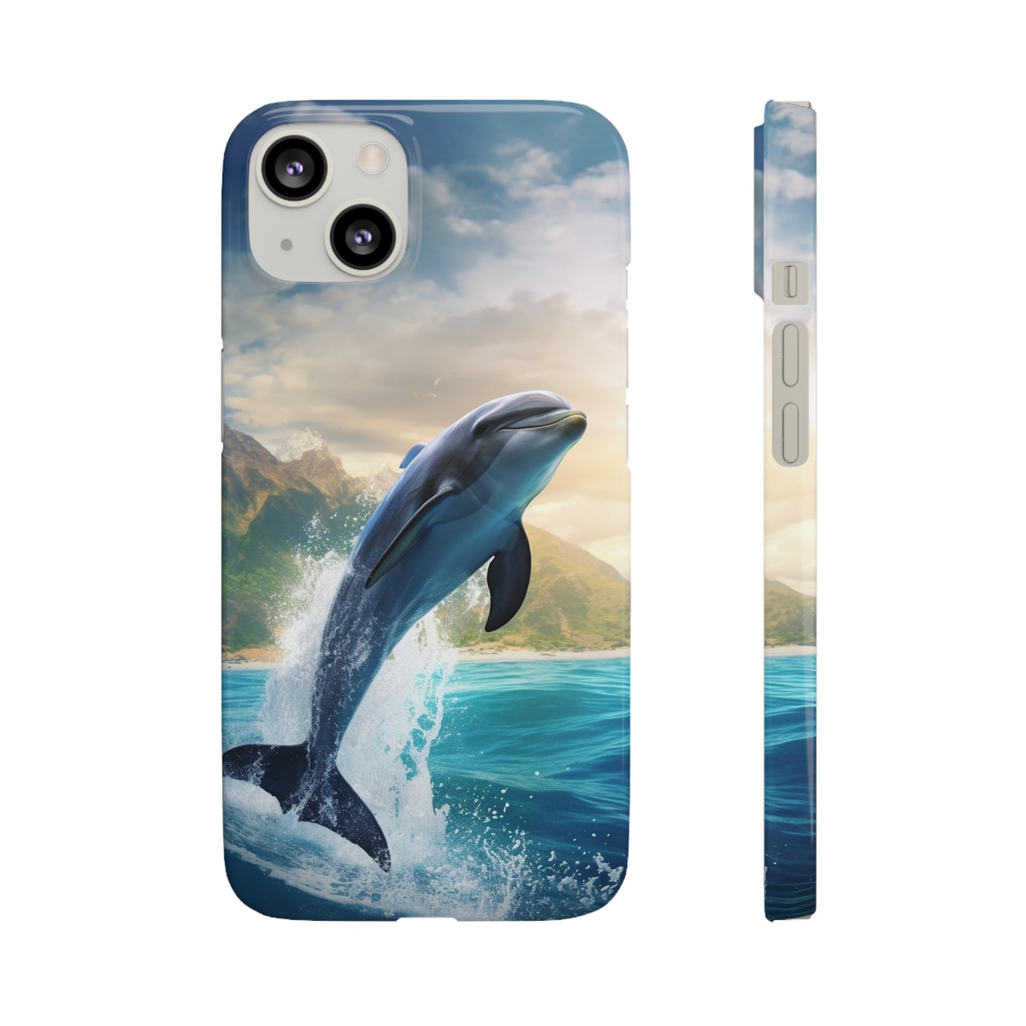 Jumping Dolphin Snap Case