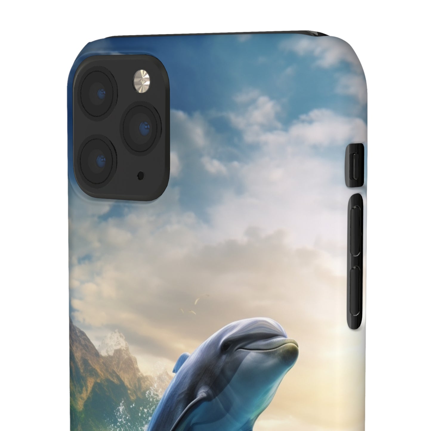 Jumping Dolphin Snap Case