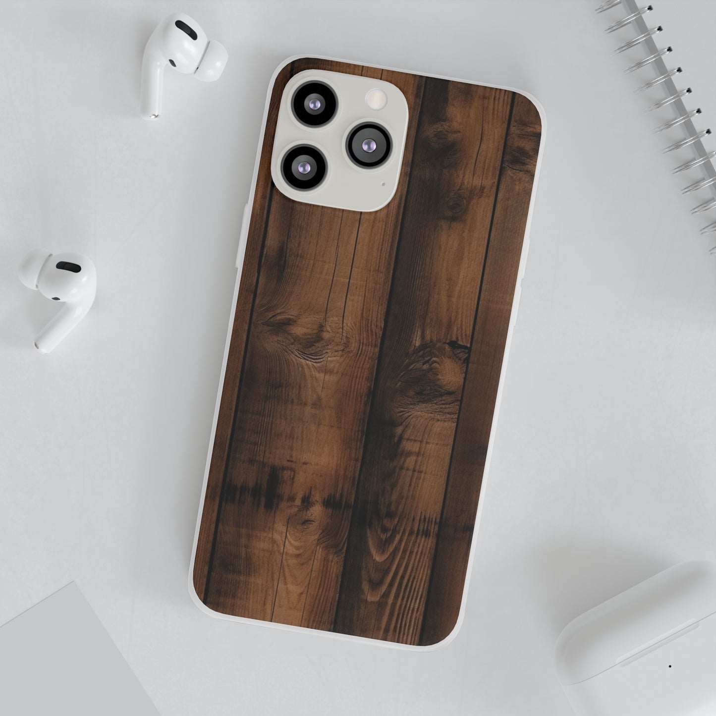 Rustic Wood Flex Case