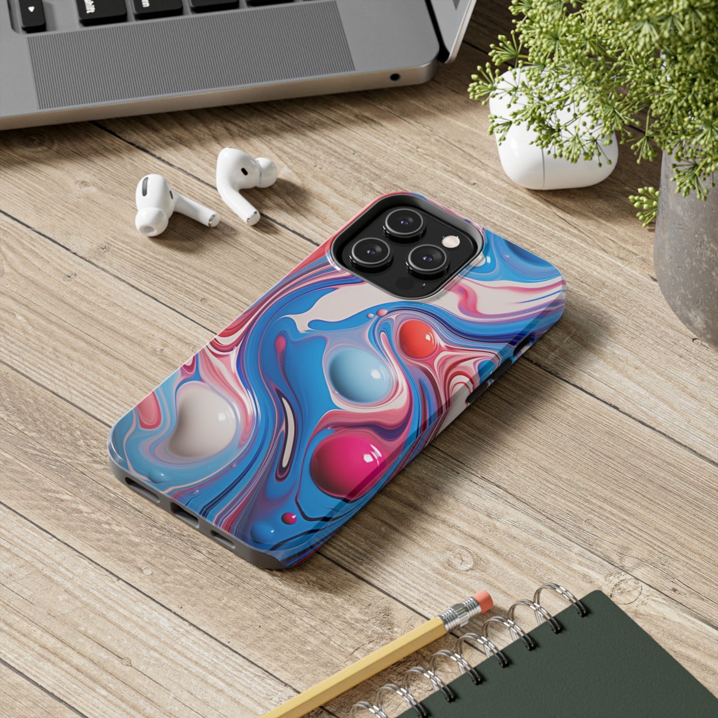 Colorful Marble Tough Case