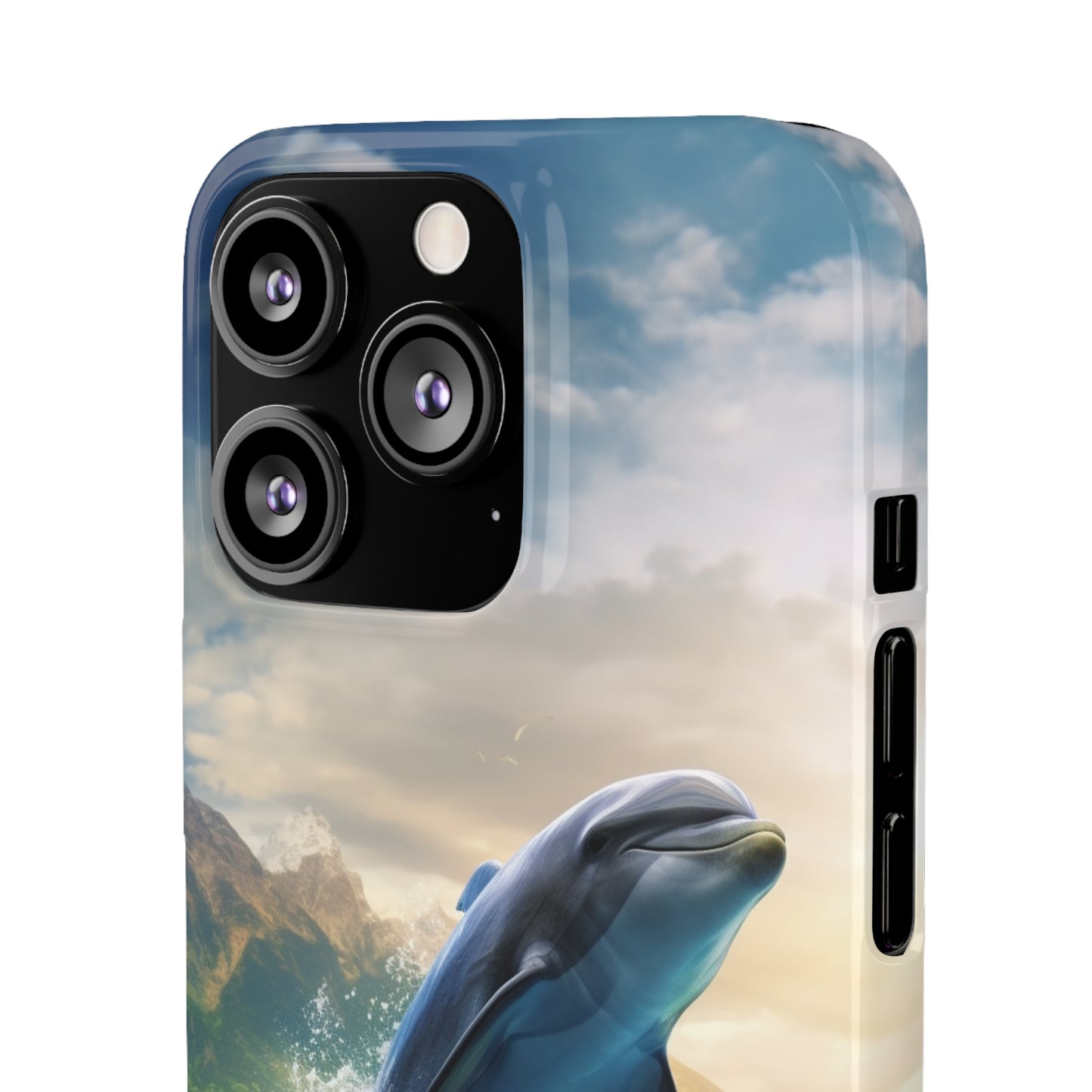 Jumping Dolphin Snap Case