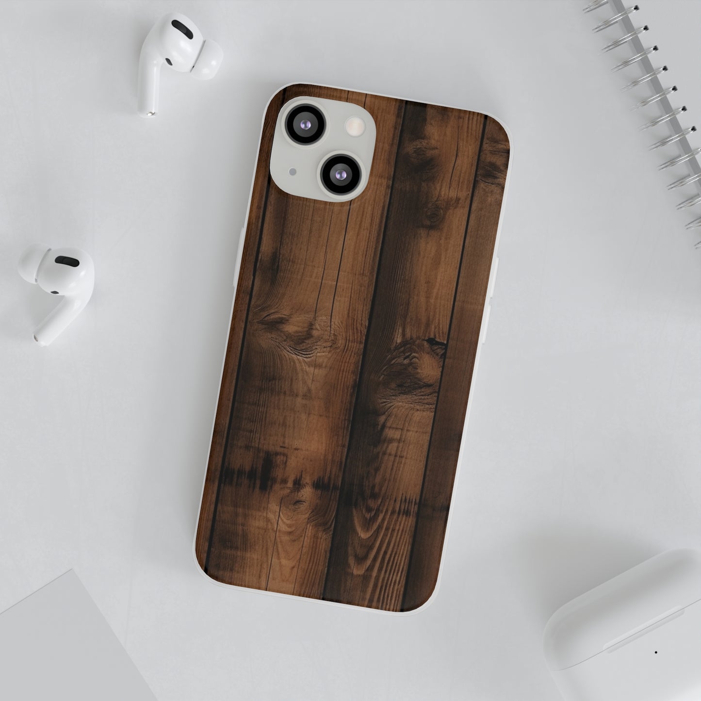 Rustic Wood Flex Case