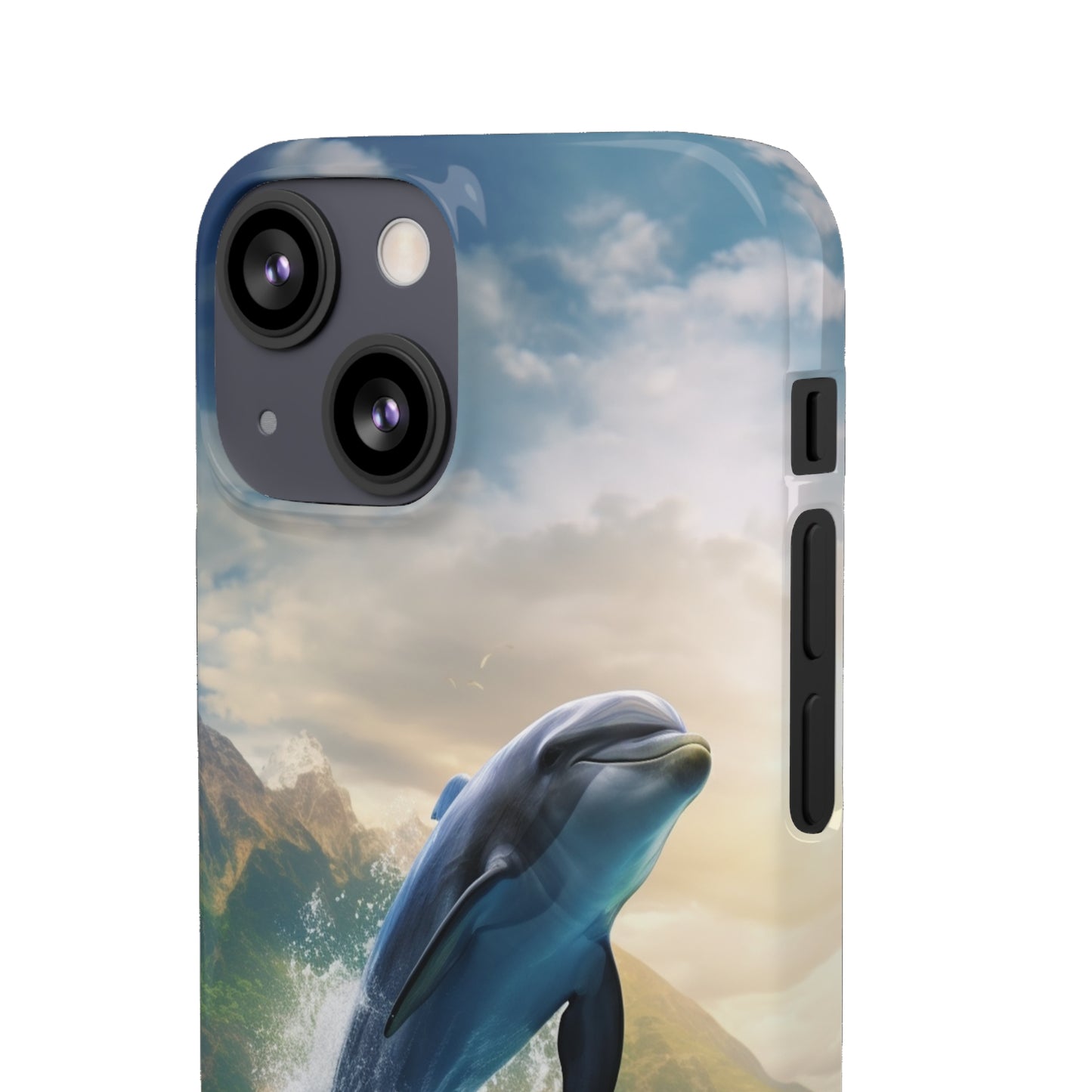 Jumping Dolphin Snap Case