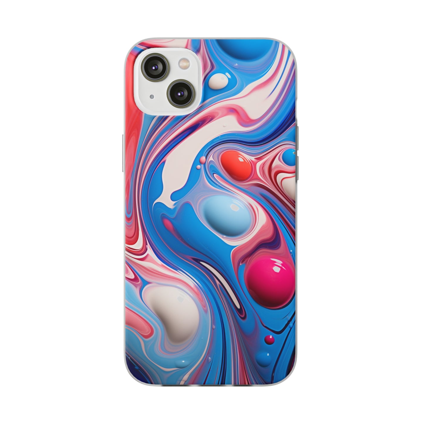 Colorful Marble Flex Case