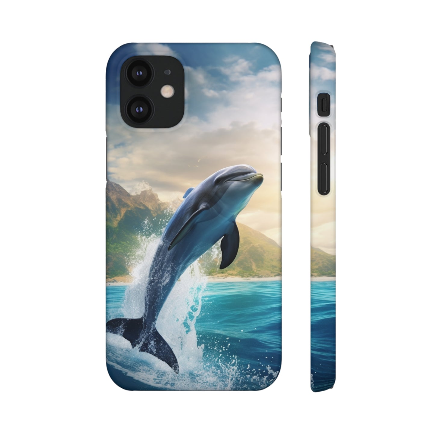 Jumping Dolphin Snap Case