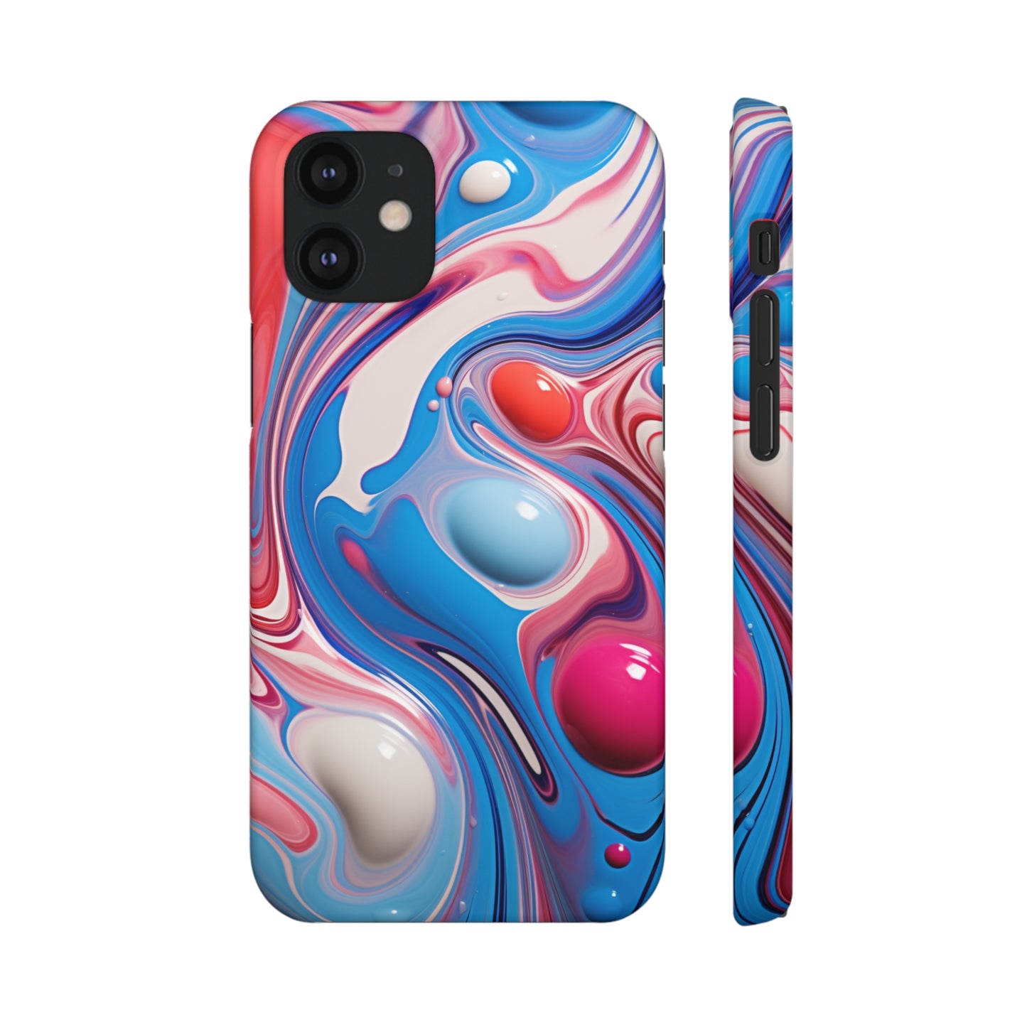 Colorful Marble Snap Case