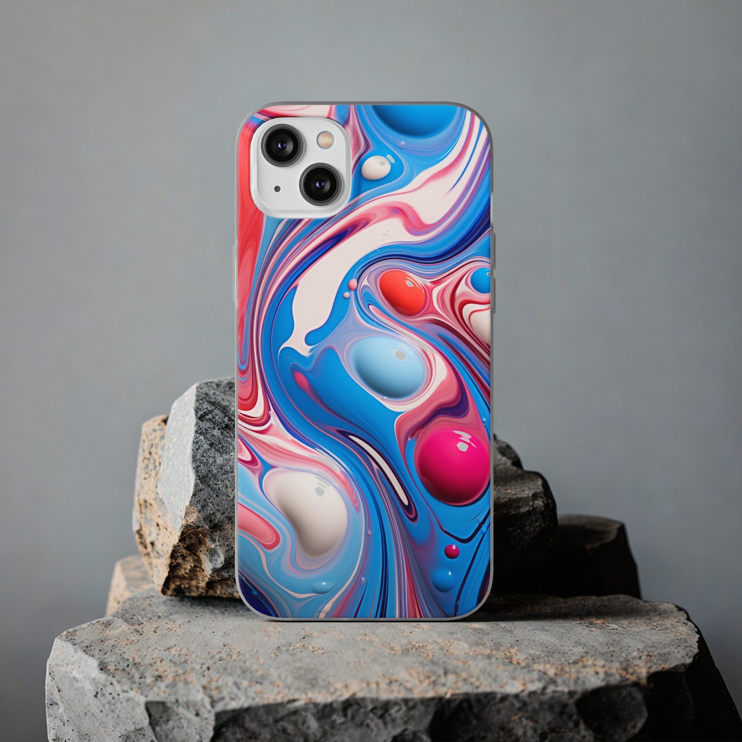 Colorful Marble Flex Case