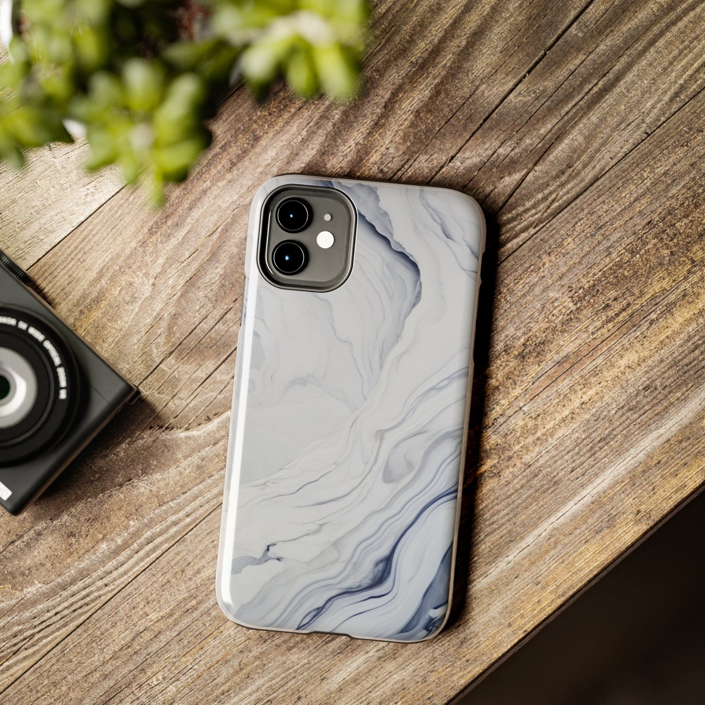 White Marble Tough Case