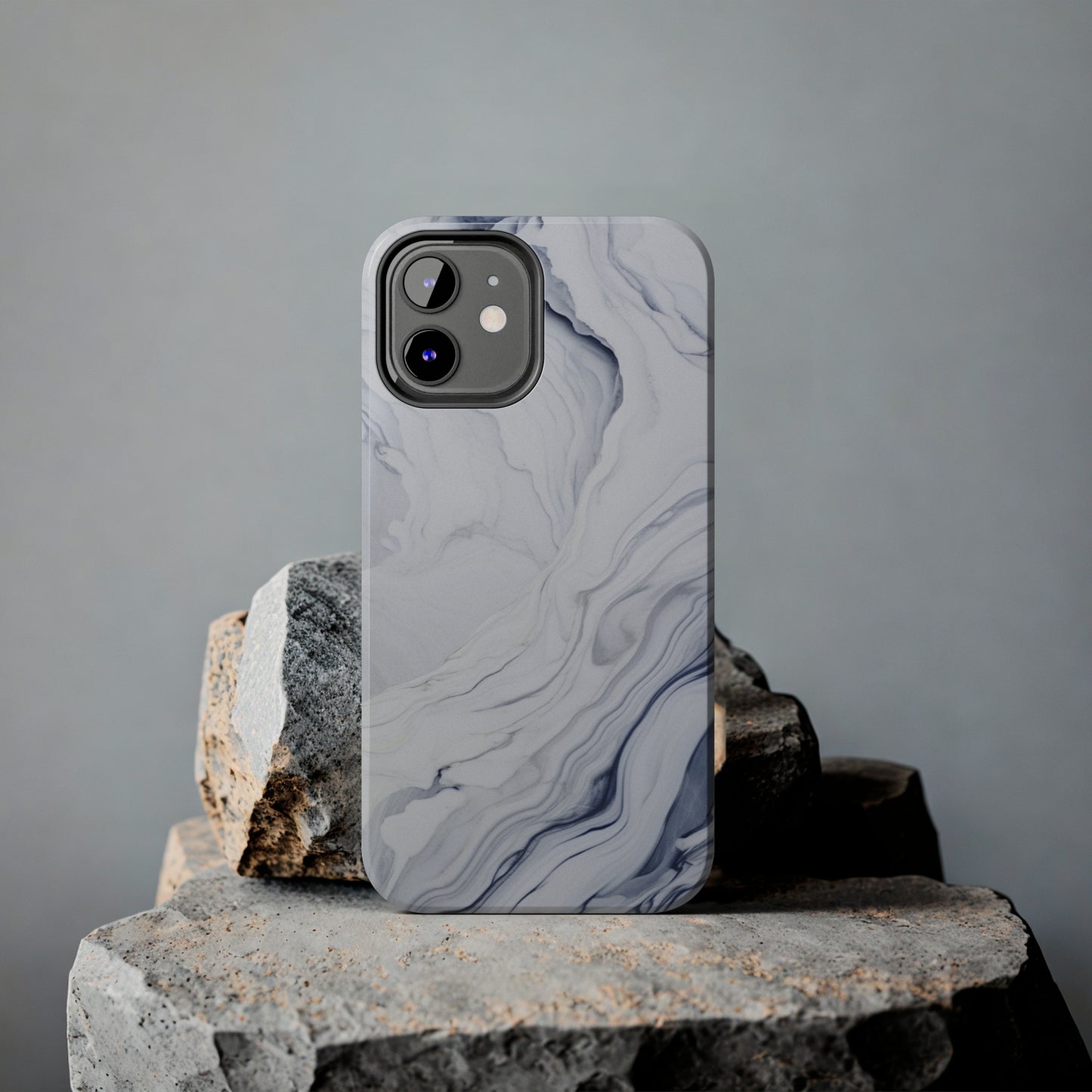 White Marble Tough Case