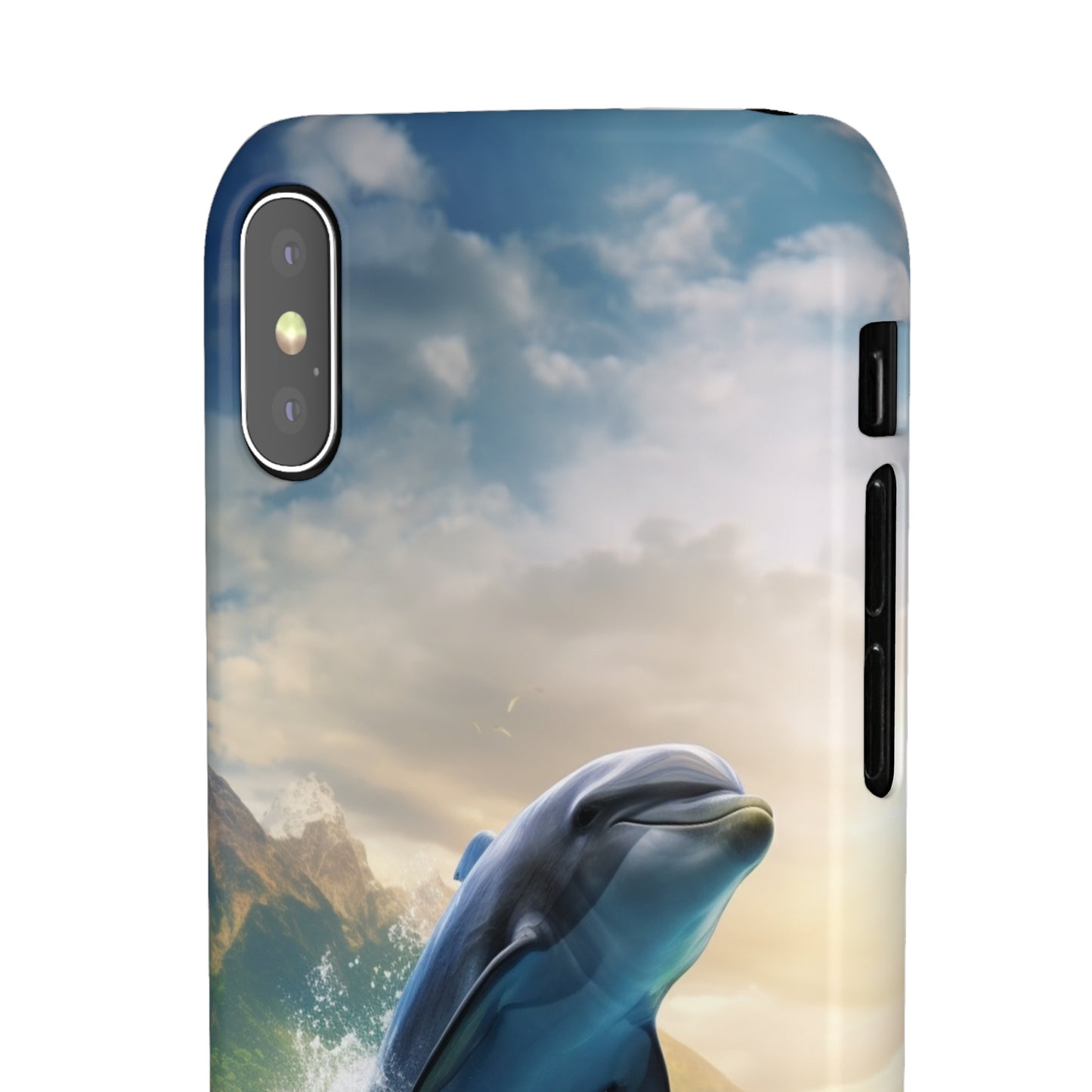 Jumping Dolphin Snap Case