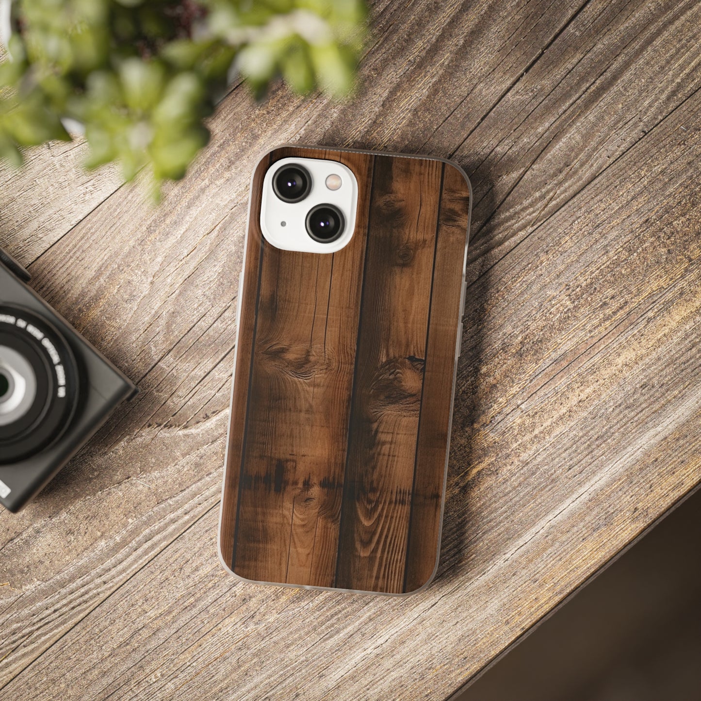 Rustic Wood Flex Case