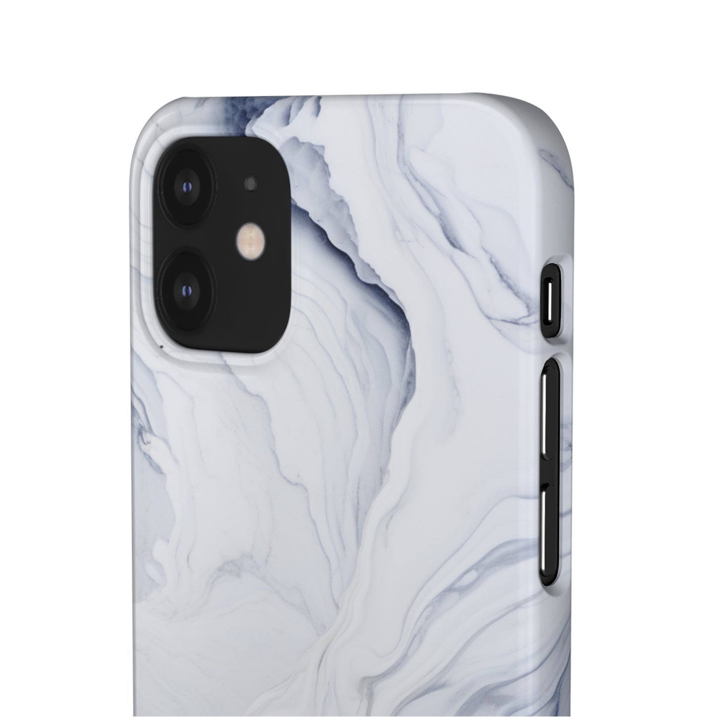 White Marble Snap Case