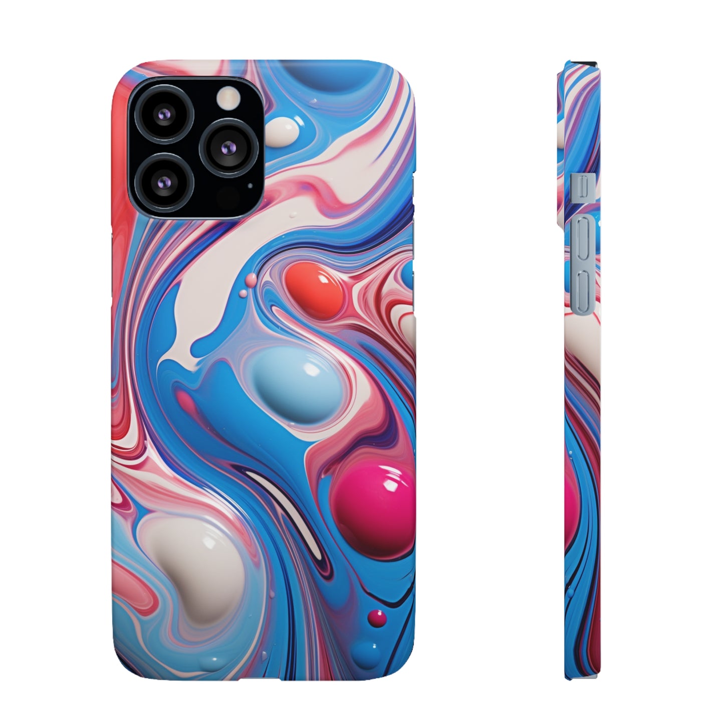 Colorful Marble Snap Case