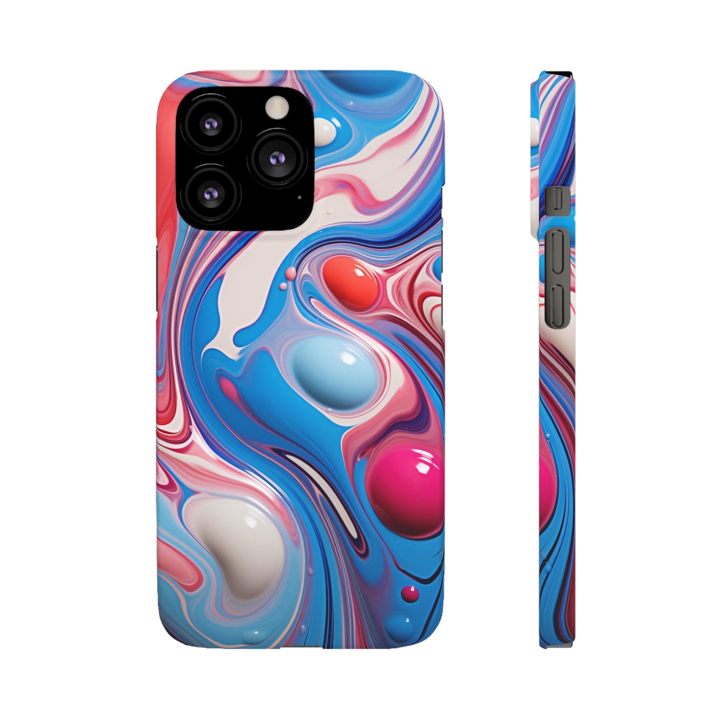 Colorful Marble Snap Case